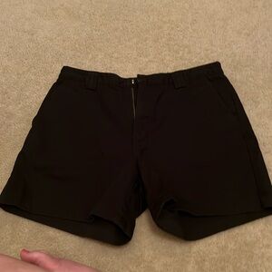 calvin klein shorts black 12 6” inseam chino
